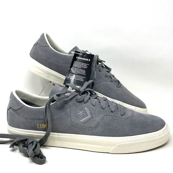 Converse Other - Converse Louie Lopez Pro OX Gray Low Top Shoes Men's Size Sneakers Suede 169493C